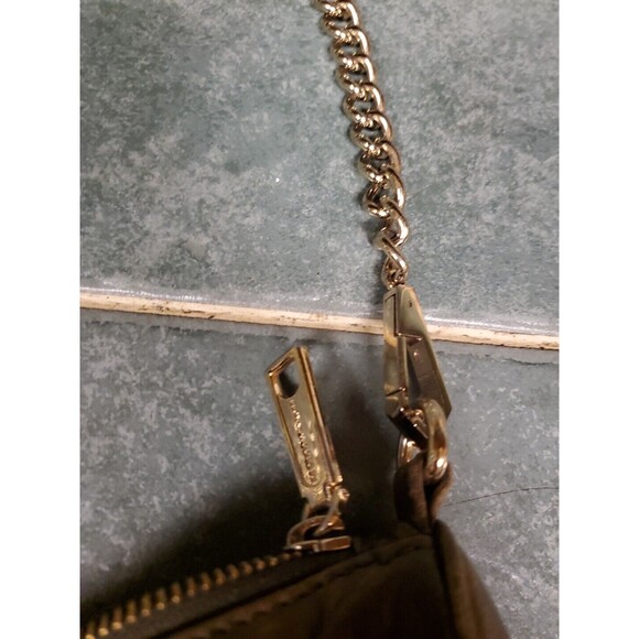 Rebecca Minkoff Crossbody Brown Bag Purse 3 Gold Zippers Detachable Chain Strap - Picture 8 of 8
